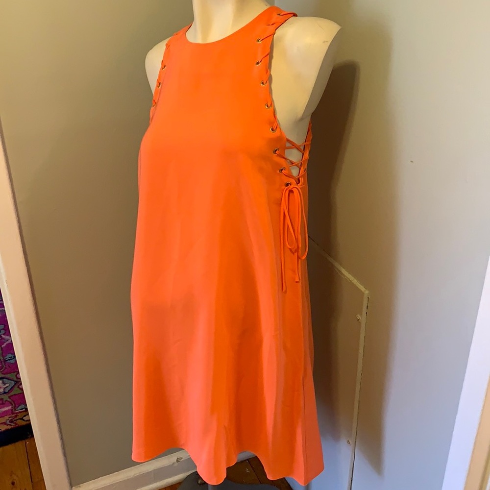 Amanda Uprichard coral dress